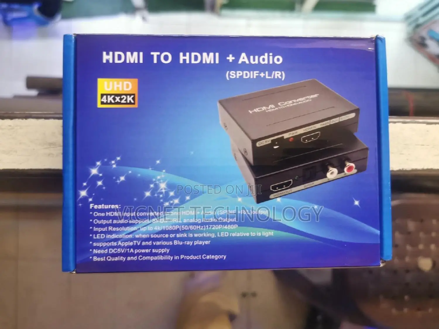 HDMI Audio Extractor With Rca and Optical