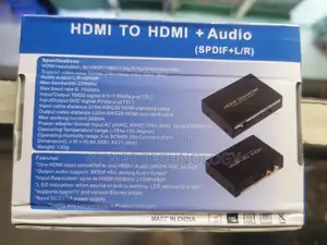 HDMI Audio Extractor With Rca and Optical