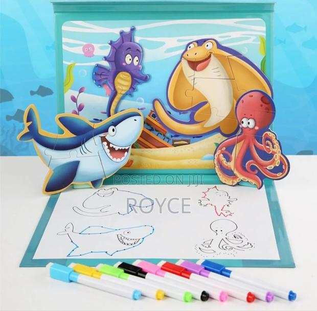 2 in 1 Puzzle With Drawing Whiteboard - thumbnail 2