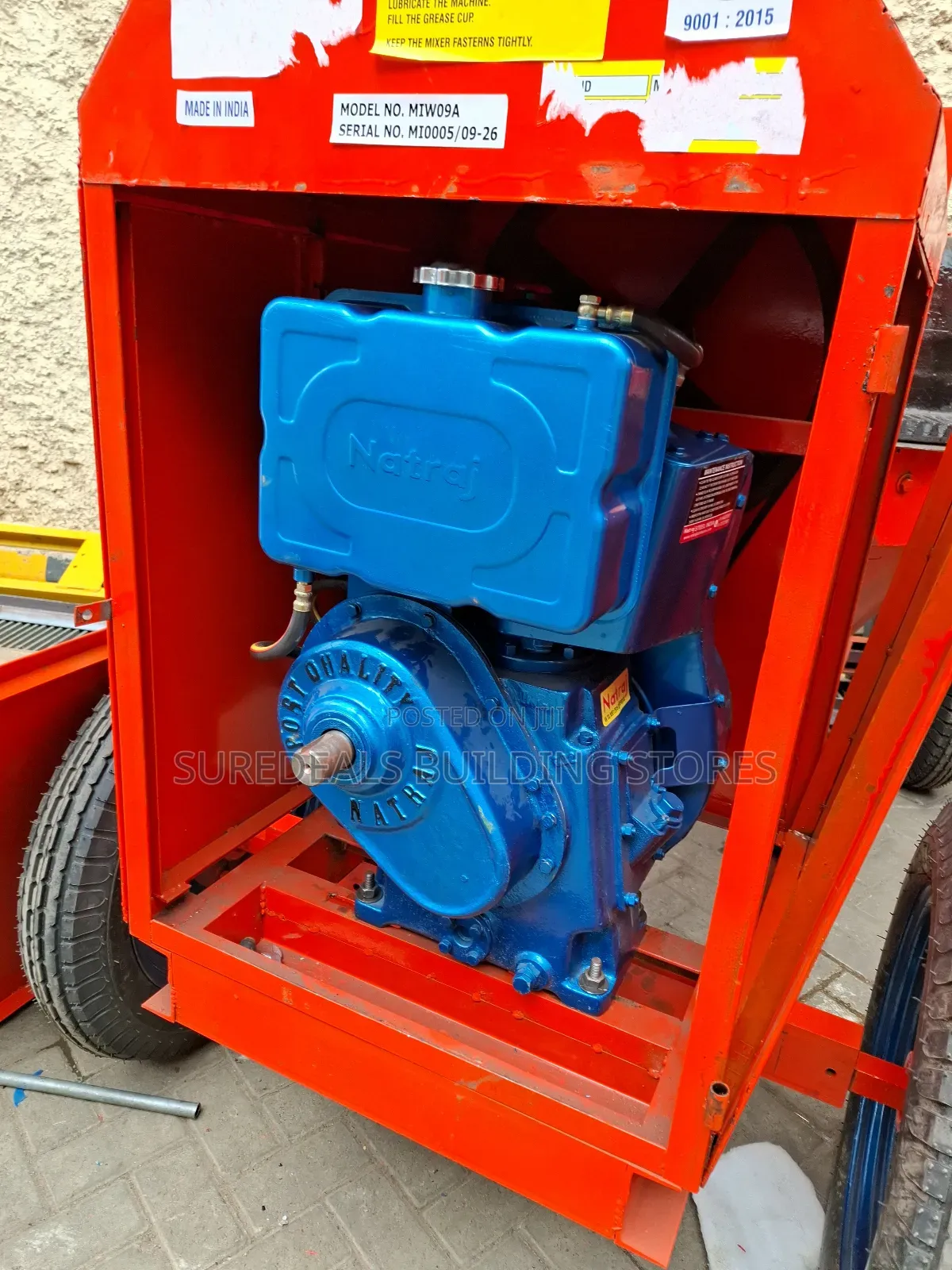 Heavy Duty Indian Concrete Mixers-6.5hp,500ltts