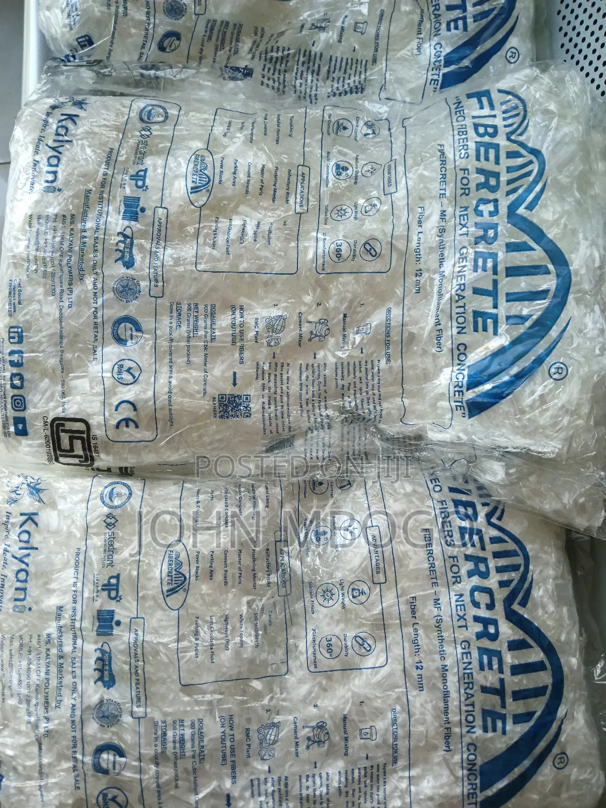 Micro Fibermesh . Concrete Reinforcement .