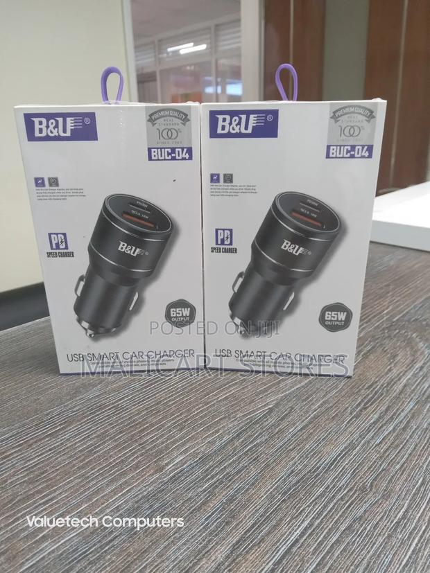 Car Charger With USB and USB-C