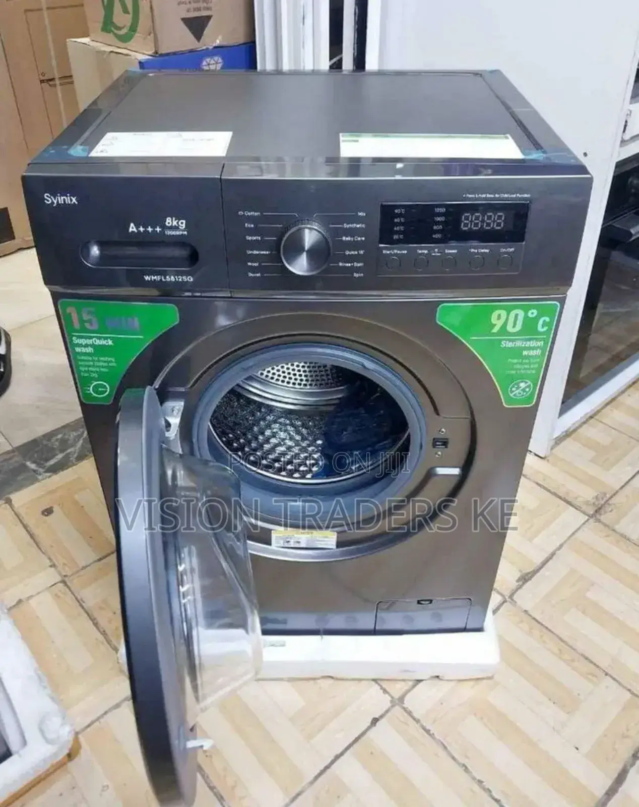 *Synix 8kg Washing Machine Front Load Washing Machine.