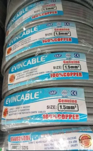 1.5 Twin With Earth<>Evincable 1.5mm Twin With Earth