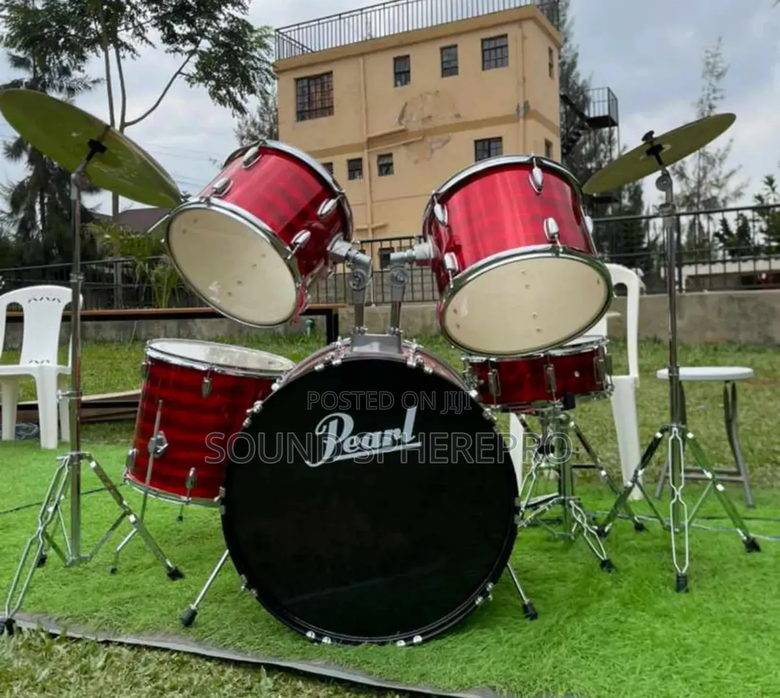 Pearl 5pc 2 Stand Drumset