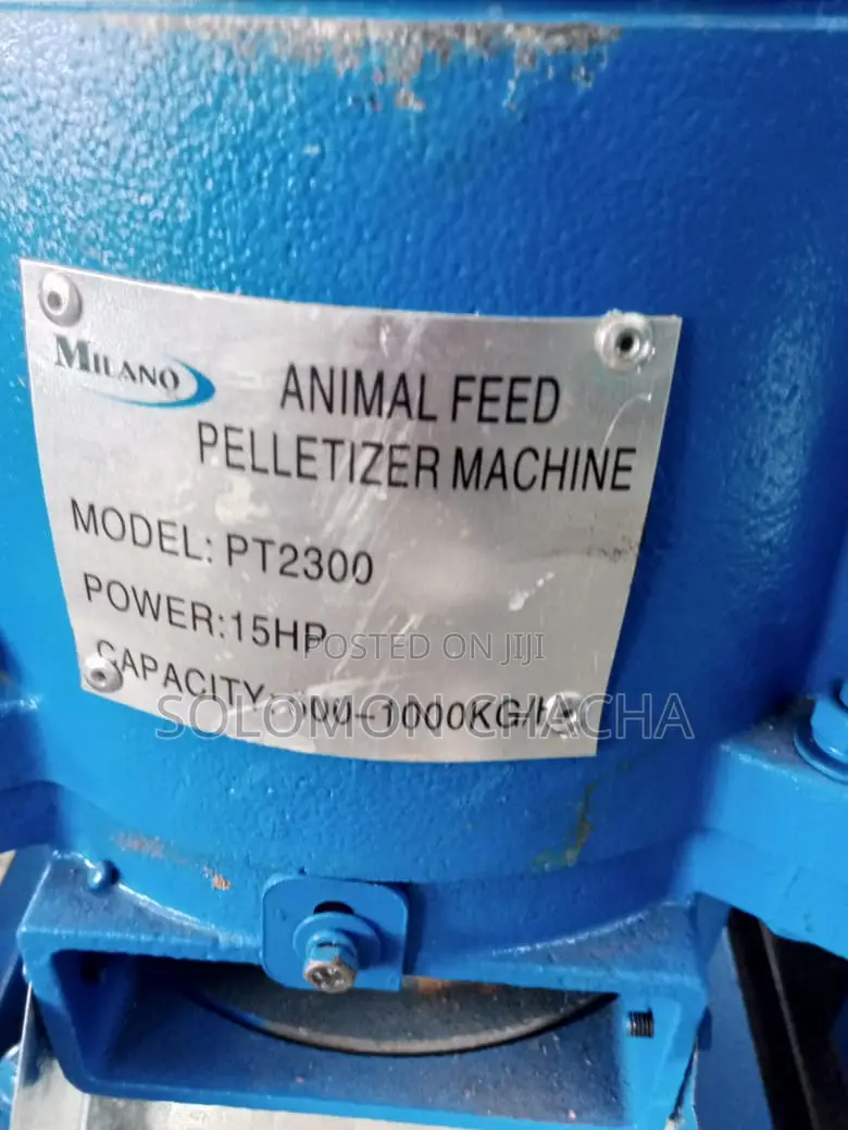 Milano Animal Feed Pelletizer Machine With a 15 Hp Motor