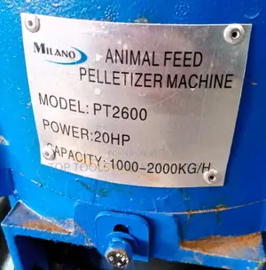 Milano Animal Feed Pelletizer Machine With a 20 HP Motor