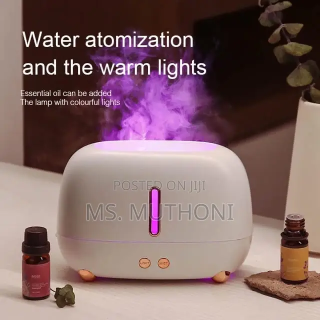 Portable Colorful Cool Mist USB LED Room Fire Flame Humidifi