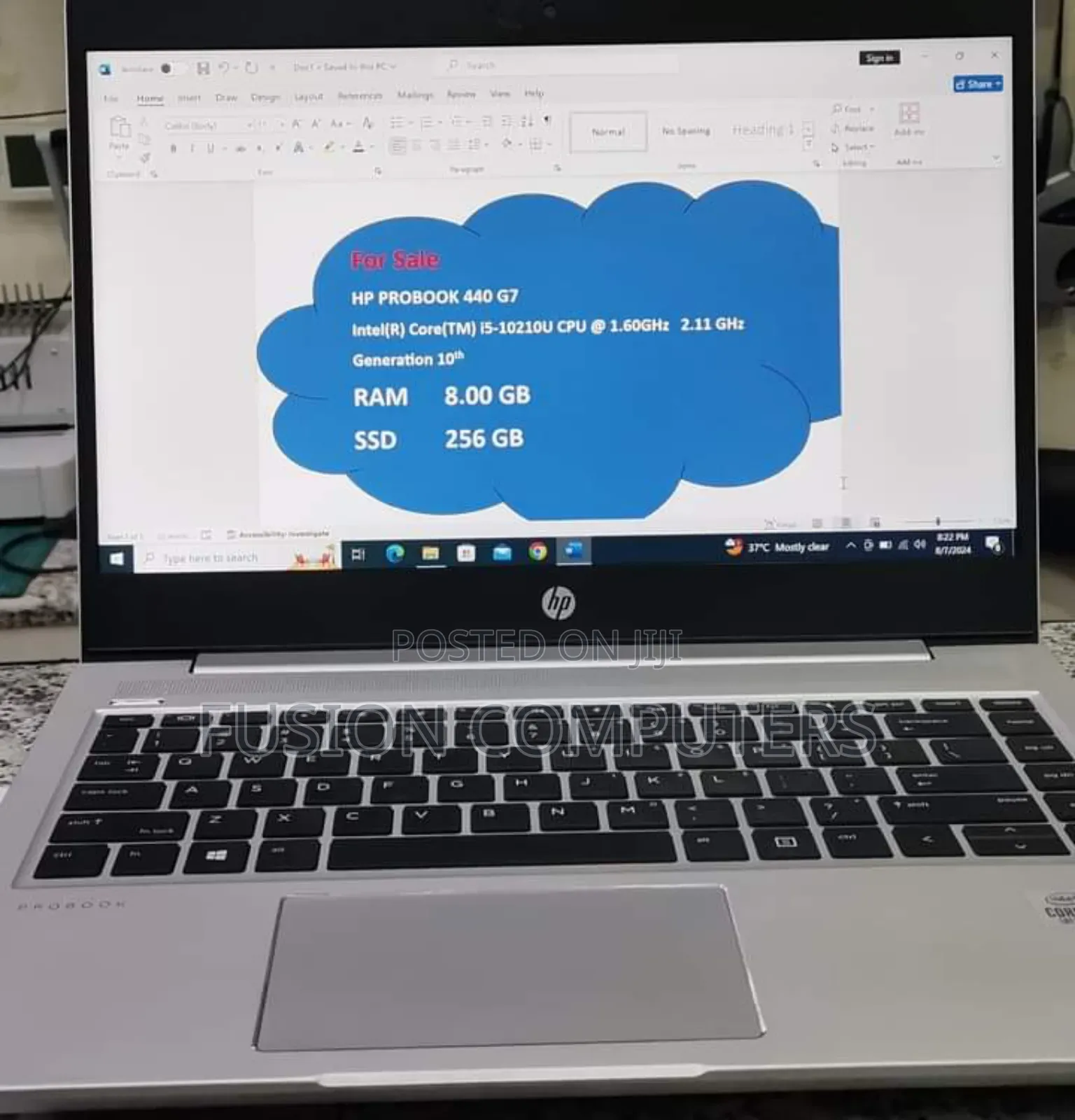 Laptop HP ProBook 440 G7 8GB Intel Core I5 SSD 256GB