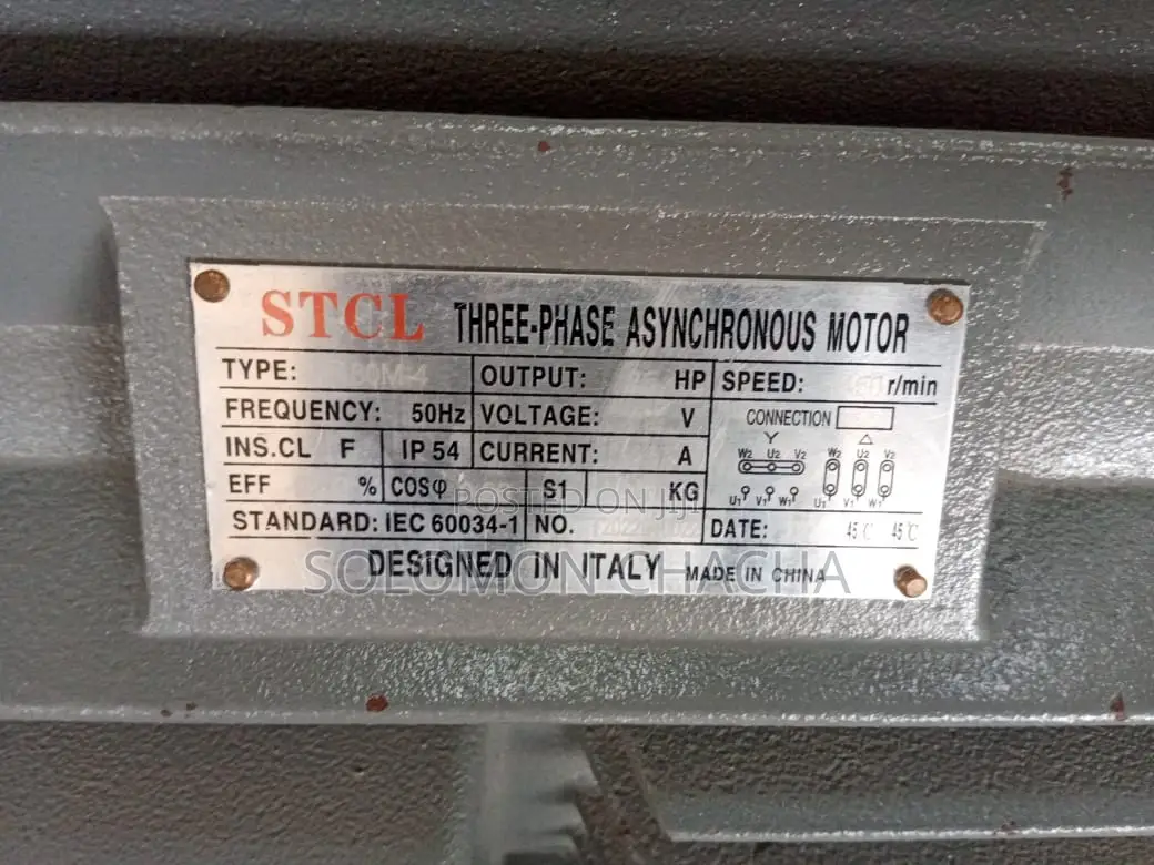 STCL Italy 60hp 3 Phase High Speed Electric Motor