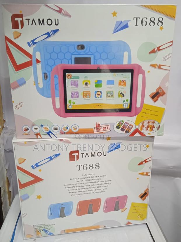 TAMOU T688 Kids Tablet: Android 10 Learning Entertainment