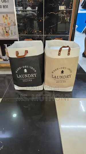 *Large Capacity Foldable Laundry Deluxe Basket*