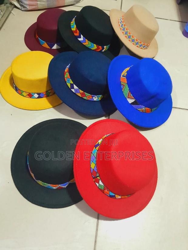 Beaded Fedora Hat - main view