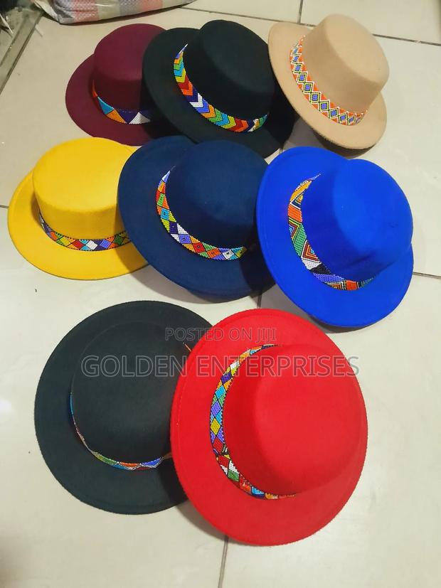 Beaded Fedora Hat - thumbnail 3