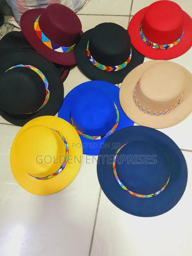 Beaded Fedora Hat - main view