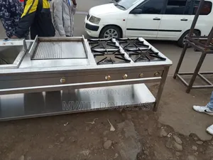 Elegant Undeserved Four Burner Combined Unit, Stainless