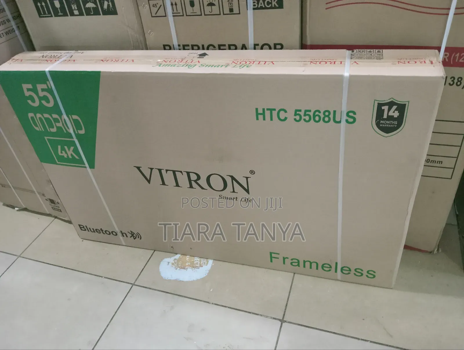 Vitron 55" Smart Android Led Frameless Tv