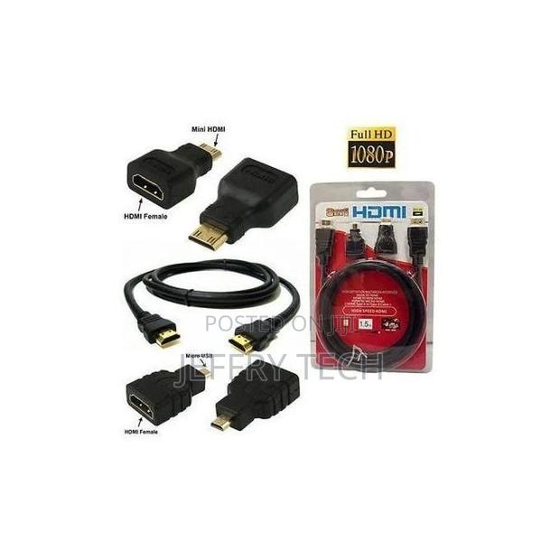 1.5M 3- In-1 HDMI With Micro and Mini HDMI - main view