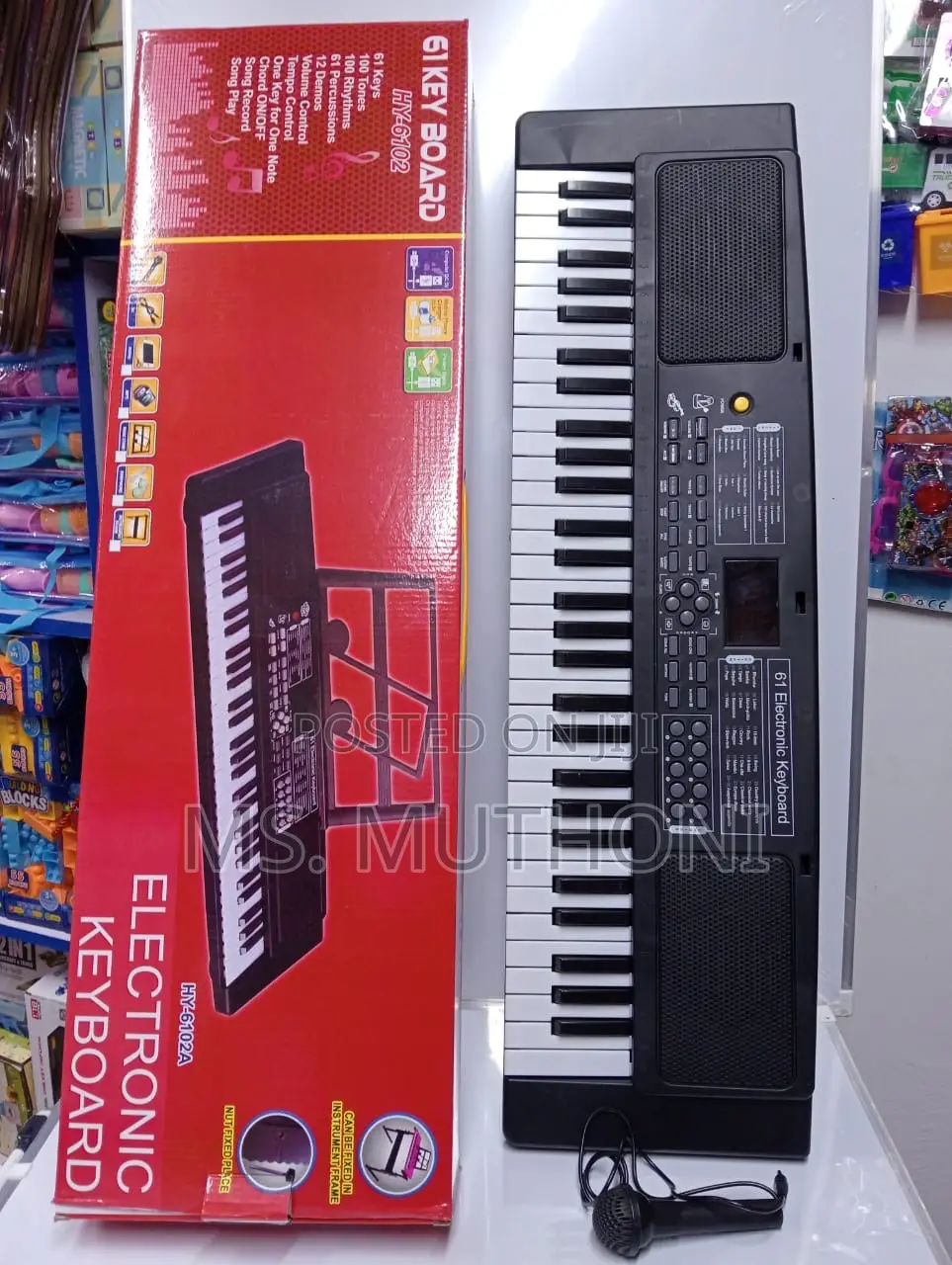 61keys Piano With Microphone