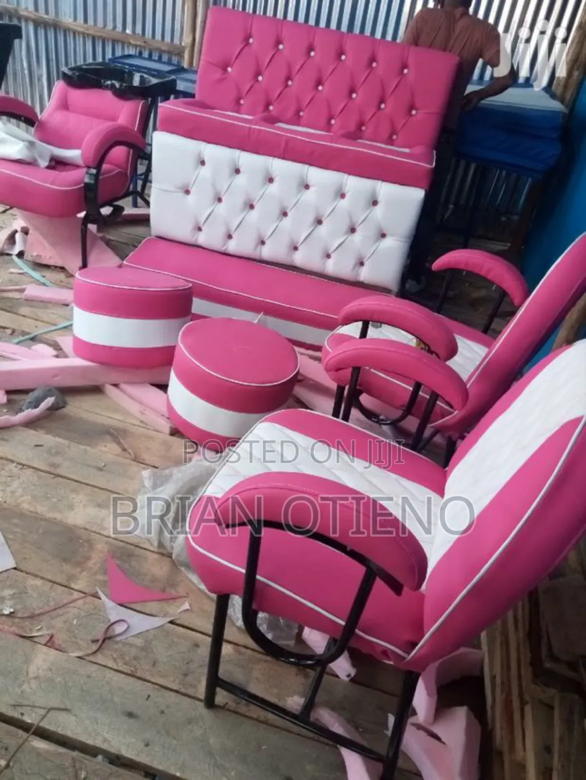 Pink Saloon Seats