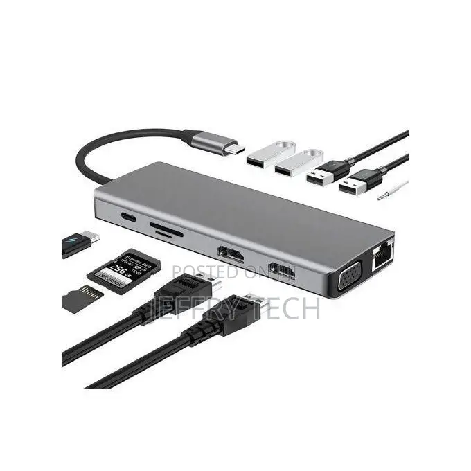 12-in-1 Type-C Adapter New