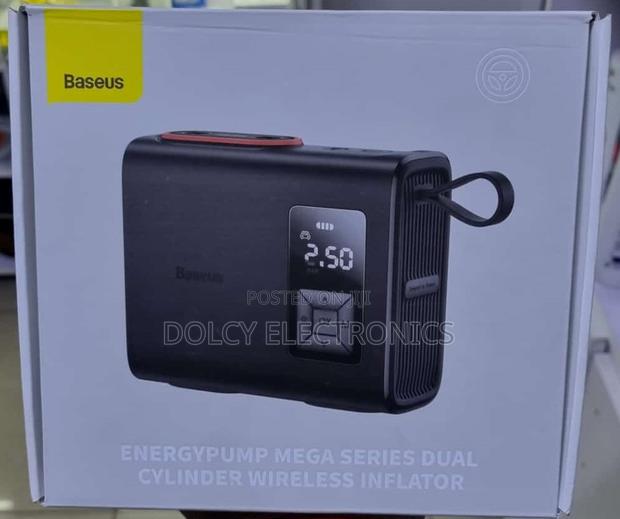 Baseus Mega Energy Pump Dual Cylinder Wireless Inflator - thumbnail 2