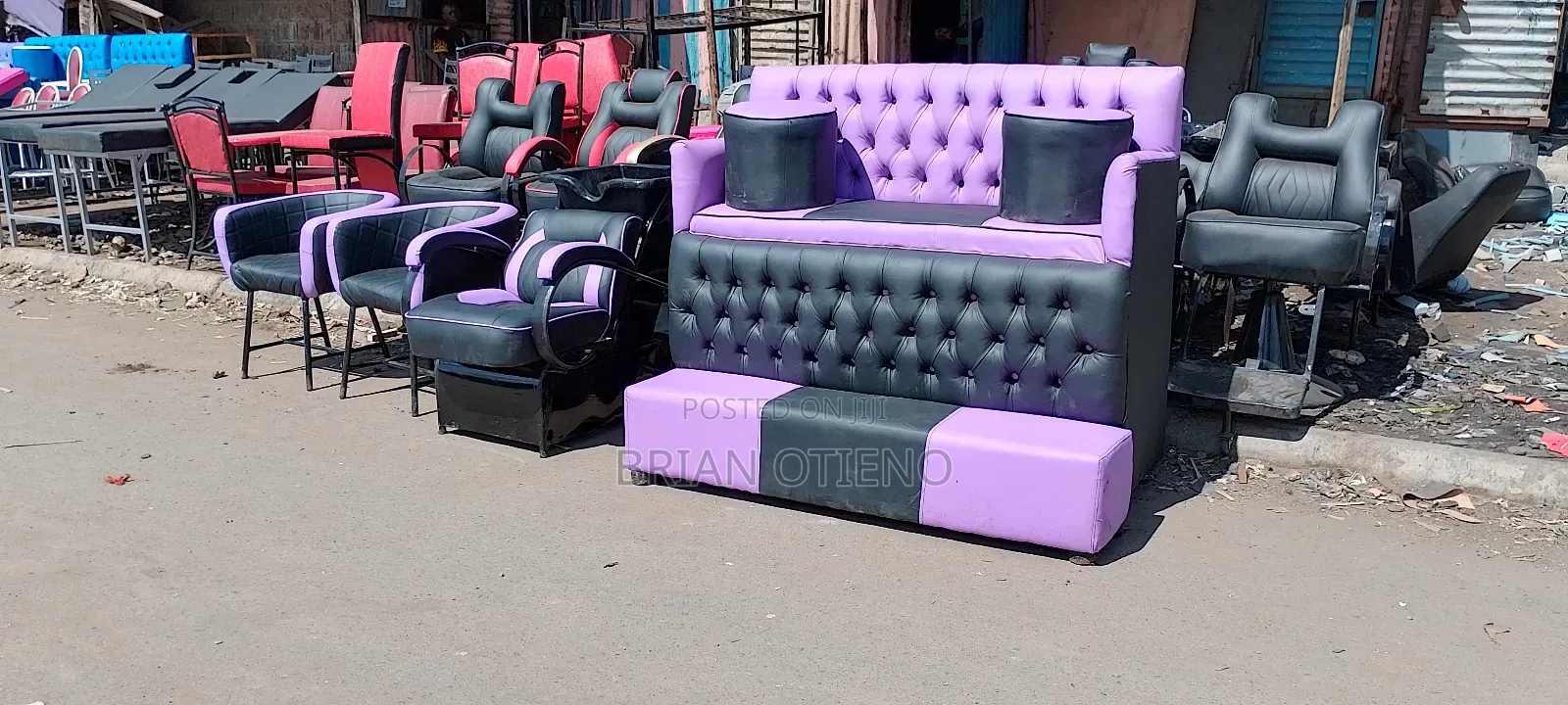 Black Purple Pedicures Coach
