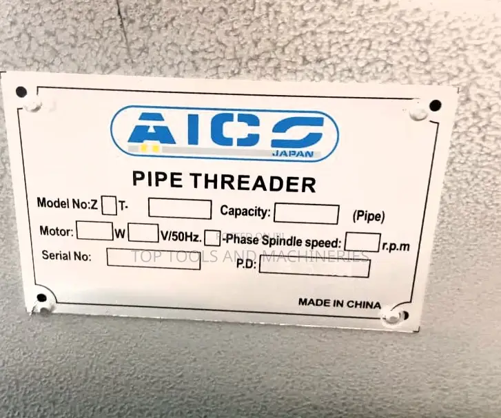 Aico Japan Pipe Threader - ZIT-N50 1⁄2 to 2 Inches