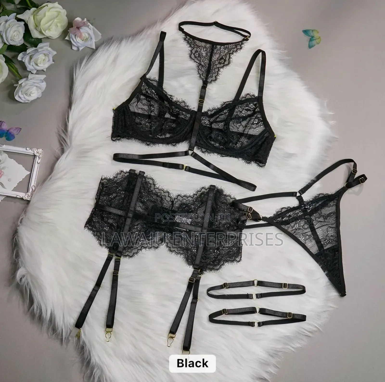 Women's Lingerie With Garter