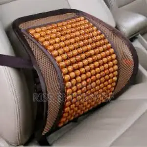 Lumbar Beaded Backrest- Support for Car Seat or Office Chair