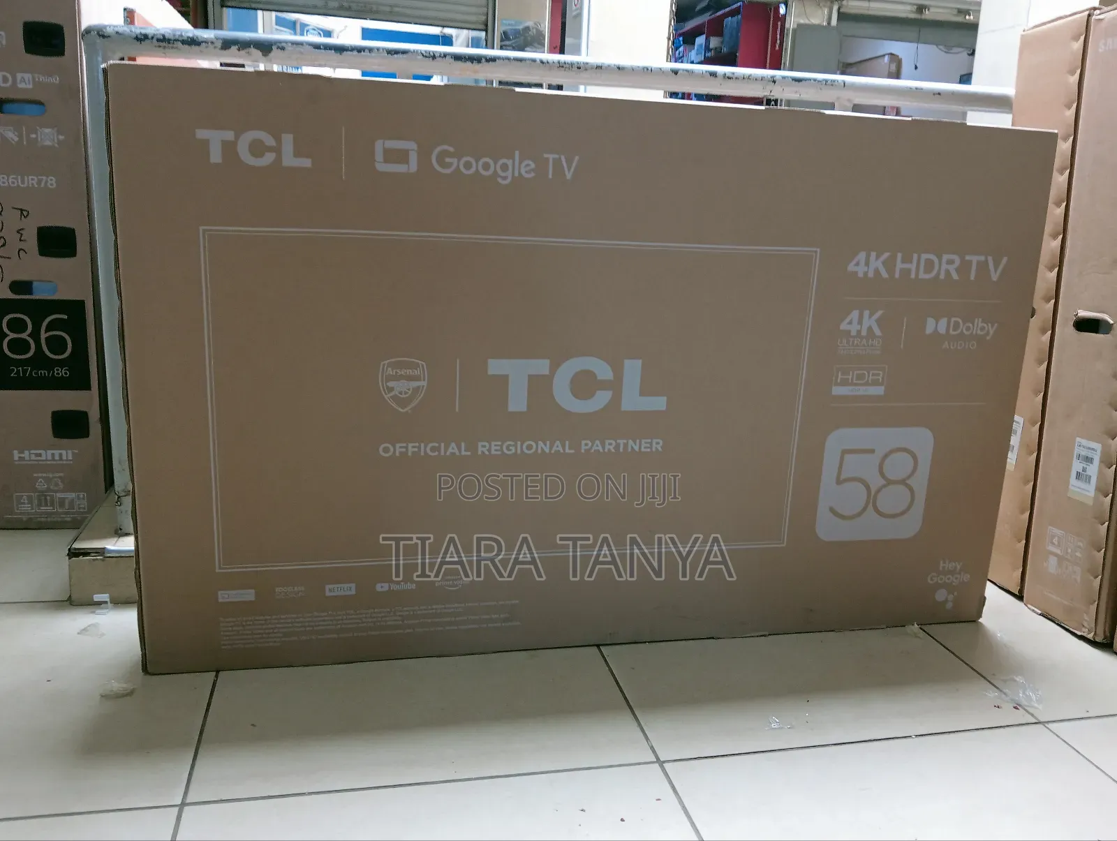 TCL 58" Smart Uhd Google Tv Frameless