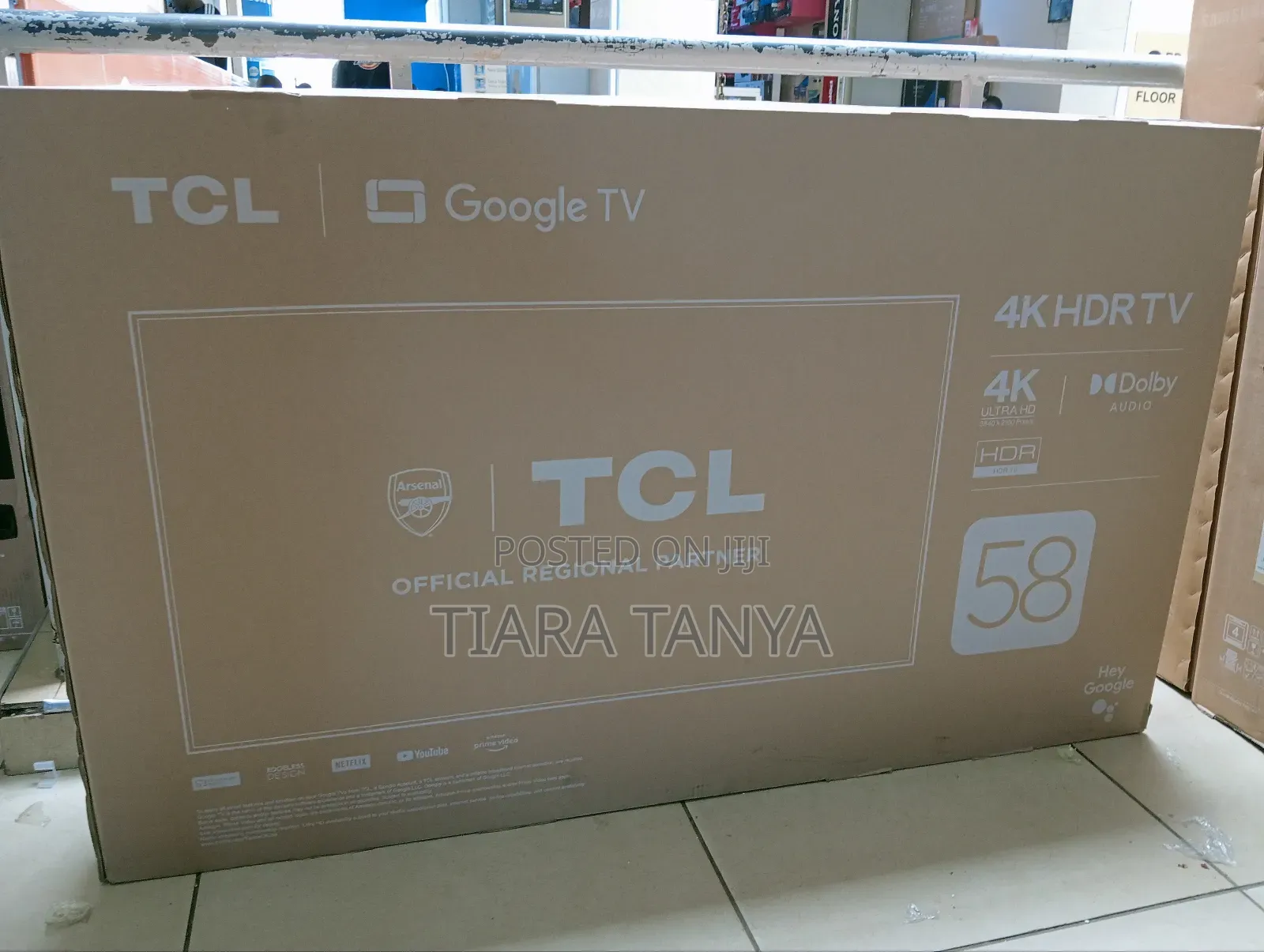 TCL 58" Smart Uhd Google Tv Frameless