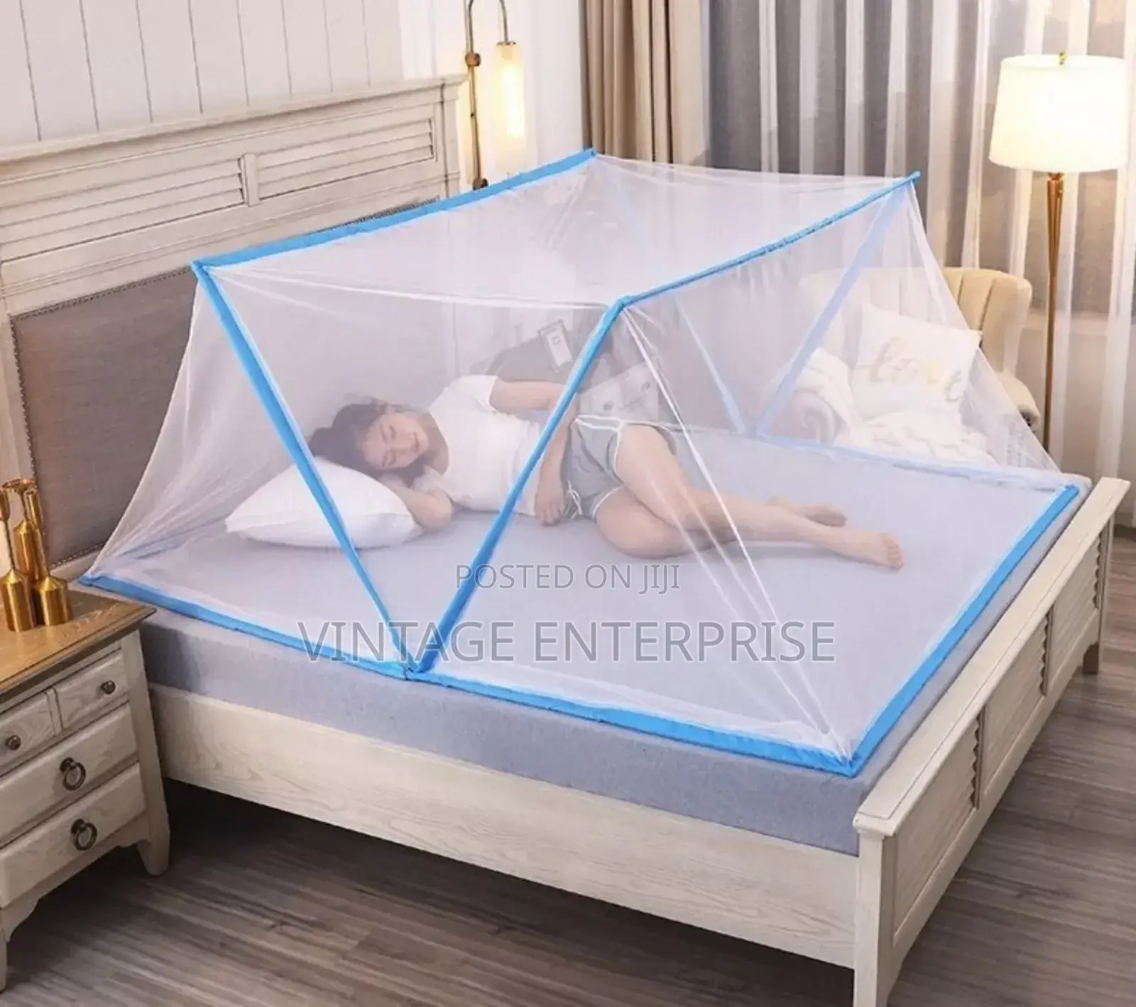 Mosquito Net, 6 by 6 Foldable Mosquito Net