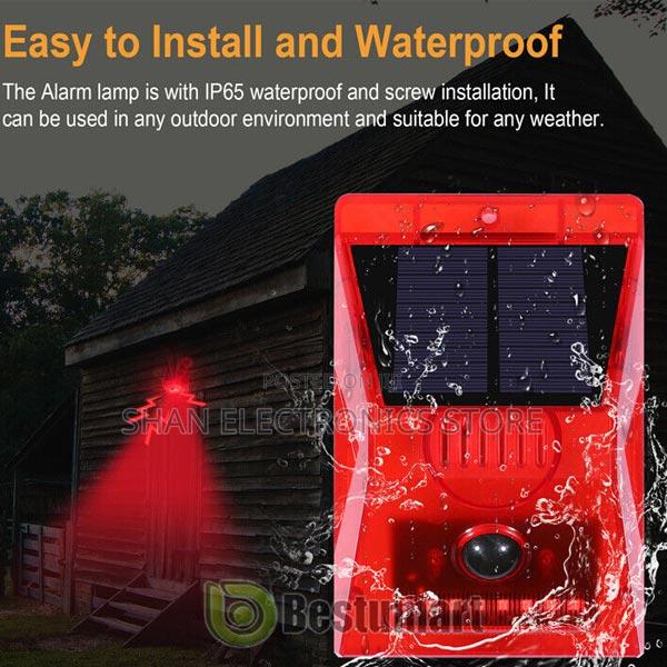 Pir, Motion Sensor Great Solar Alarm Lamp