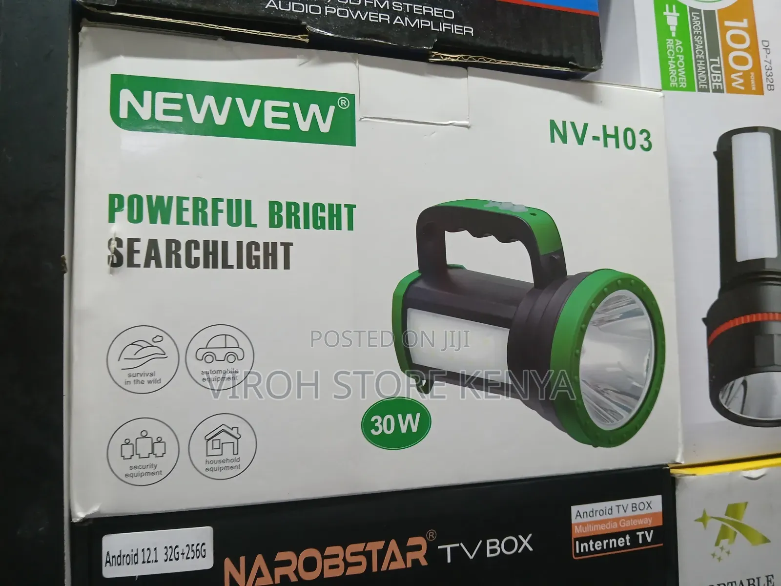 Newvew Power Bright Searchlight Security Torch 30 Watts