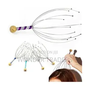 Manual Octopus Shaped Head Scalp Massage Comb