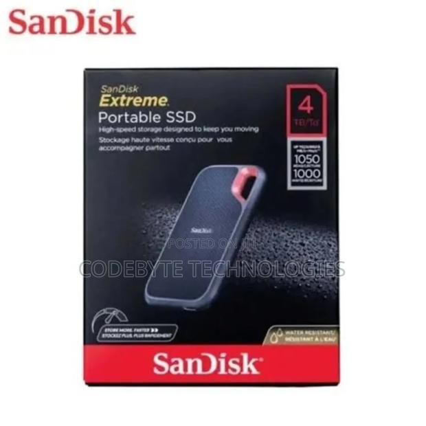 Sandisk 4tb, E81 Extreme Pro Portable SSD V2 - main view
