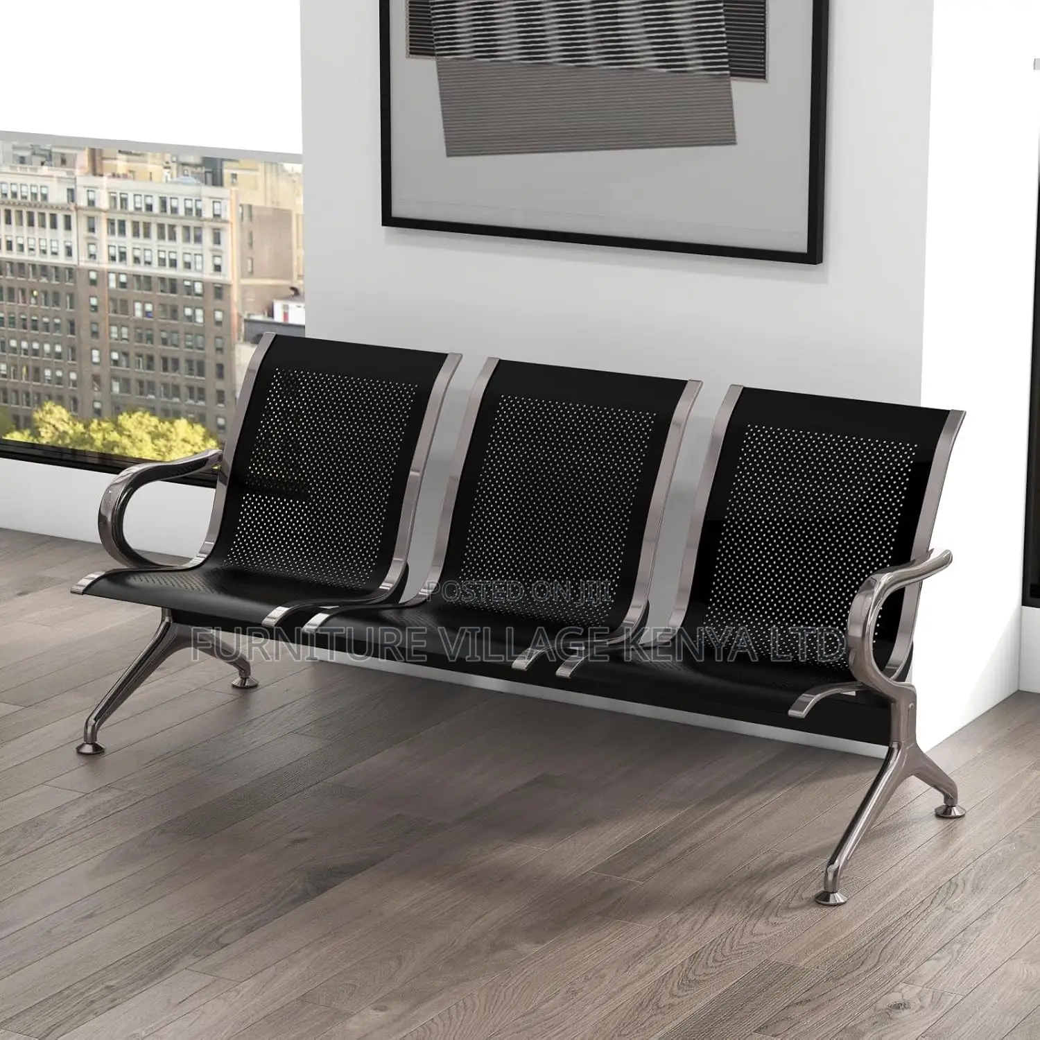 Waiting Room Chairs - 3 Seat Reception Chairs