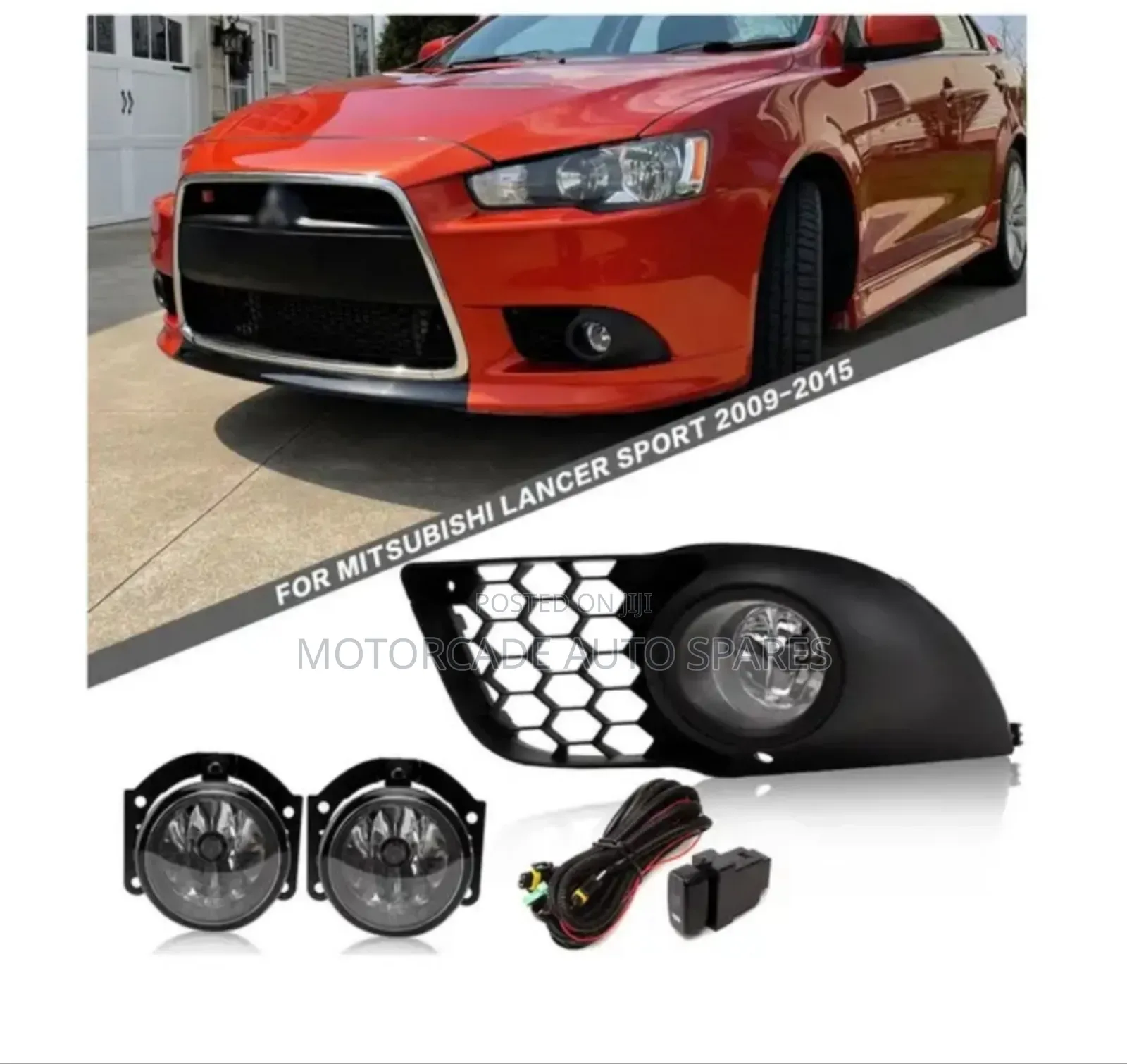Mitsubishi Galant Fortis Fog Lights Complete Set