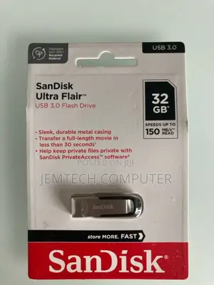 Sandisk Ultra Flair 3.0 USB Flash Drive 32GB