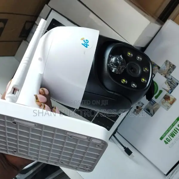 Solar Panel Ptzrotating Security Camera A4g Sim Card Solar P
