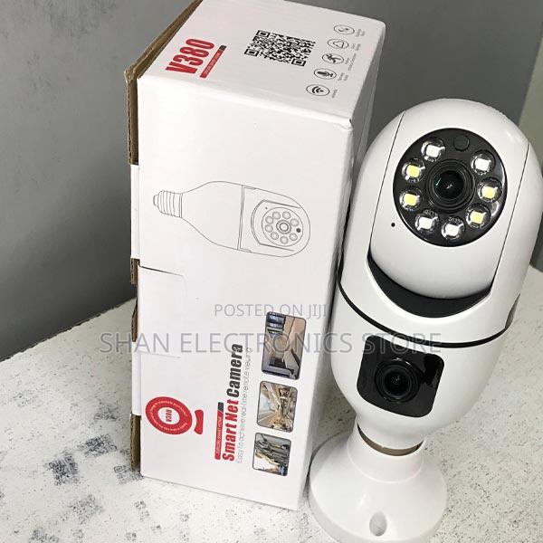 360degree Wireless V380 Dual Lens 2mp Bulb Camera Smart Wifi
