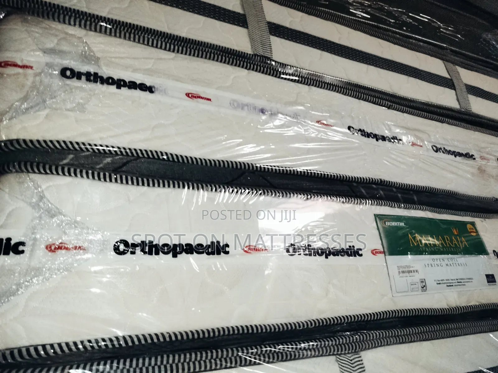 6by6 10inch Bobmil Maharaja Orthopedic Spring Mattresses.