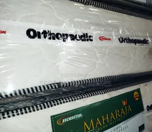 5x6x10 Bobmil Maharaja Orthopedic Spring Mattresses + 2 Fiber Pillows.