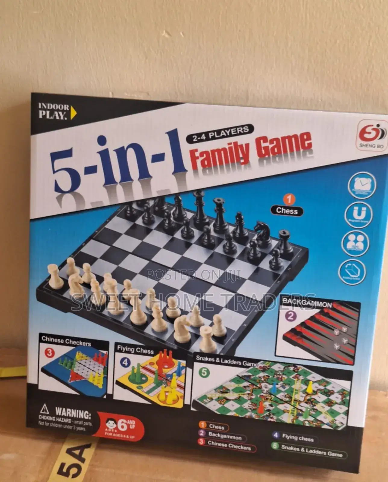 5 in 1 Game Large Size