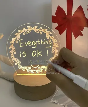 Note Board Creative Led Night Light USB Message Lamp