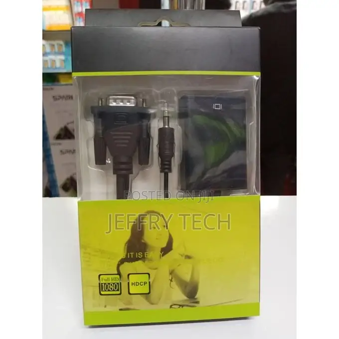 Full HD 1080P VGA to HDMI Adapter With Audio