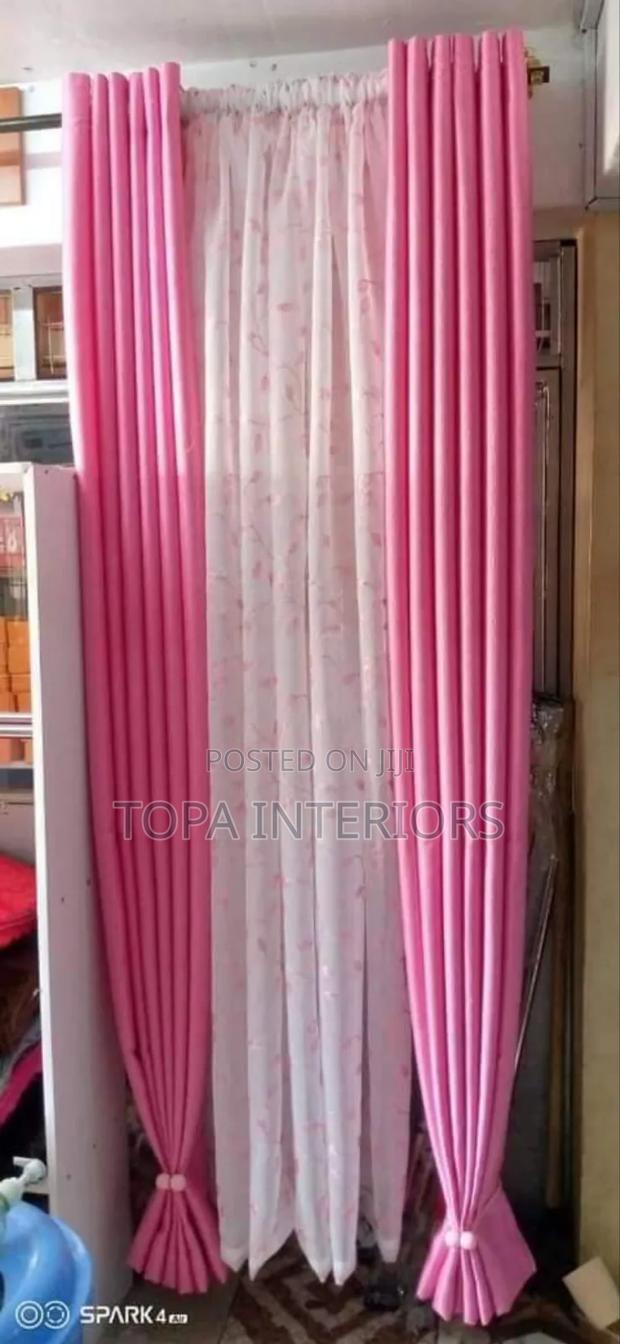 Soft Baby Pink Plain House Curtains for Girls Bedroom Window Covering