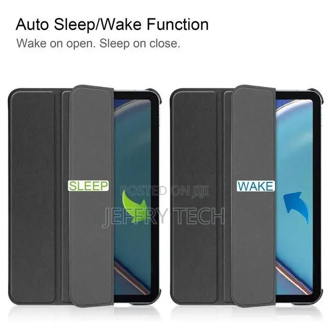 Smart Flip Case for Apple iPad Mini 6th Gen 8.3 Inch , Trans