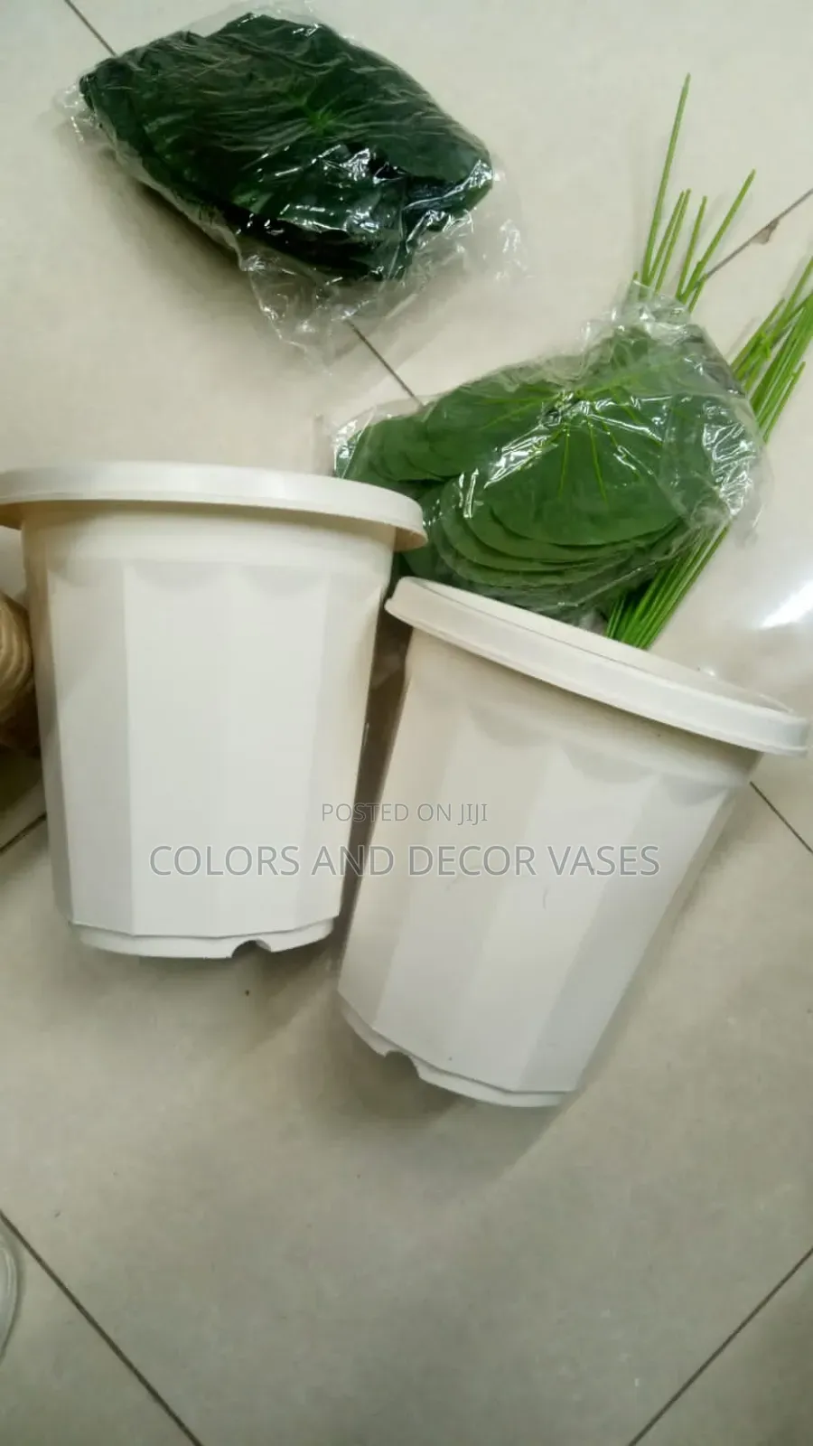 Plastic Vases/Planters